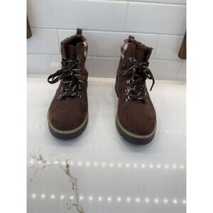 Cliff's Sabine Bootie, Size 8.5, Brown suede